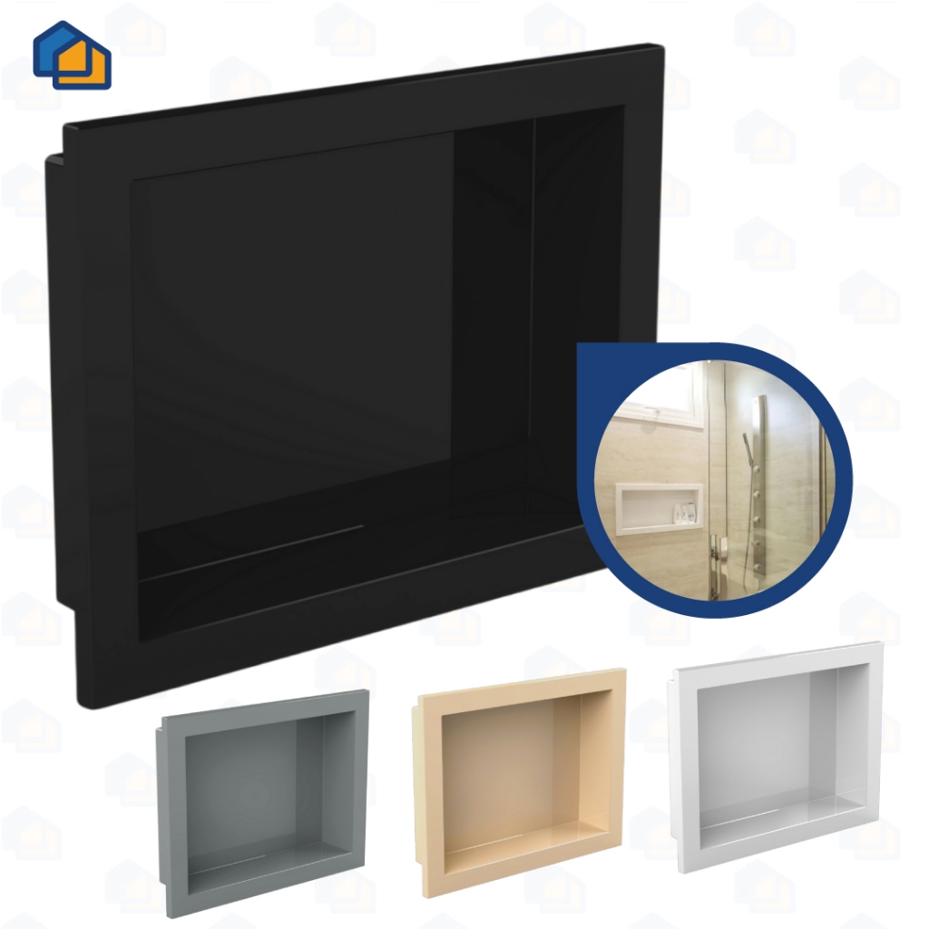 Nicho Embutir 30x40 Para Banheiro e Cozinha Alto Brilho Alta Densidade Resistente