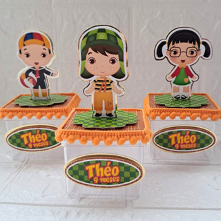 Lembrancinha para festa tema chaves | Caixa acrílica 6x6 personalizada do Chaves | Aniversario chaves