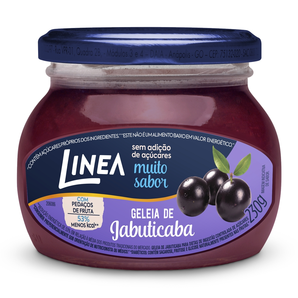 Geleia Linea Sabor Jabuticaba 230g