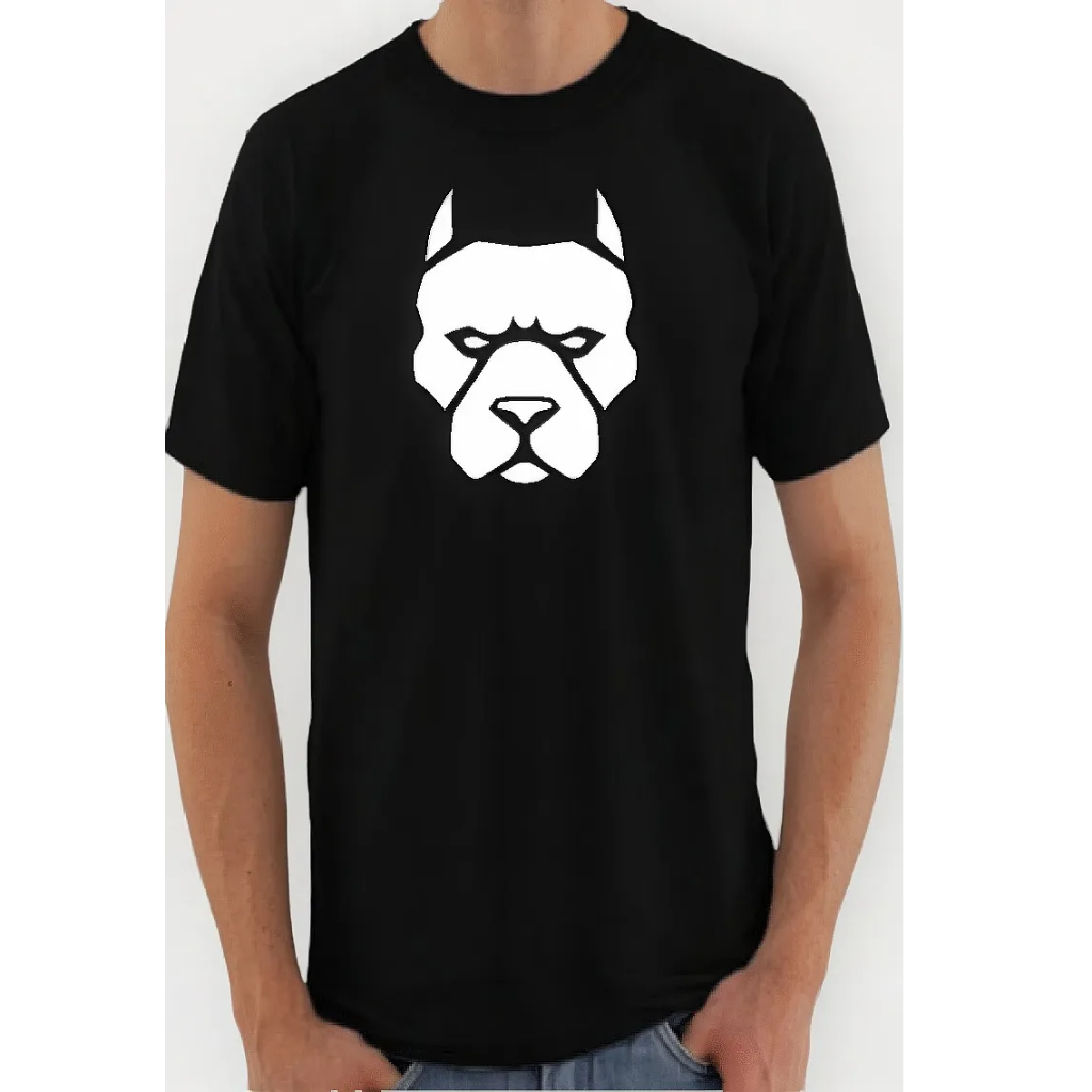 Camiseta Algodão Logo Pit Monster Pit Bull