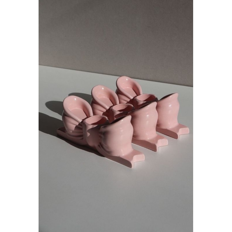 Castiçal Laço Vintage Lembrancinha – Estilo Francês Coquette | Rosa & Verde Pastel em Oferta na Shopee