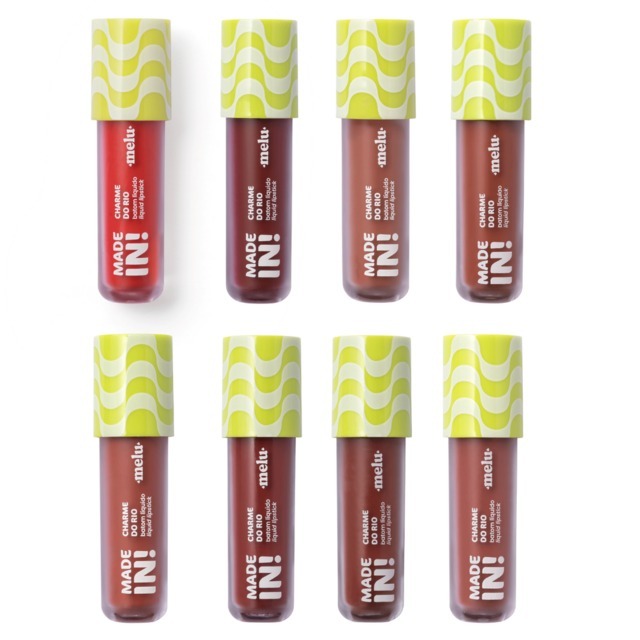 BATOM LIQUIDO LIQUID LIPSTICK  CHARME DO RIO- MELU -  RUBY ROSE MADEIN