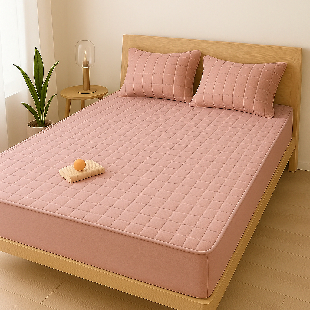 Capa Protetora Impermeável Com Elástico Colchão Cama Solteiro Casal Queen e King Matelado