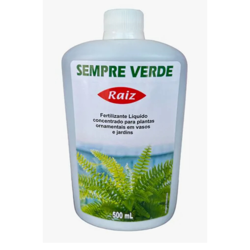 Adubo Sempre Verde Raiz 500ml Fertilizante Líquido Rende 100 Litros em Oferta na Shopee