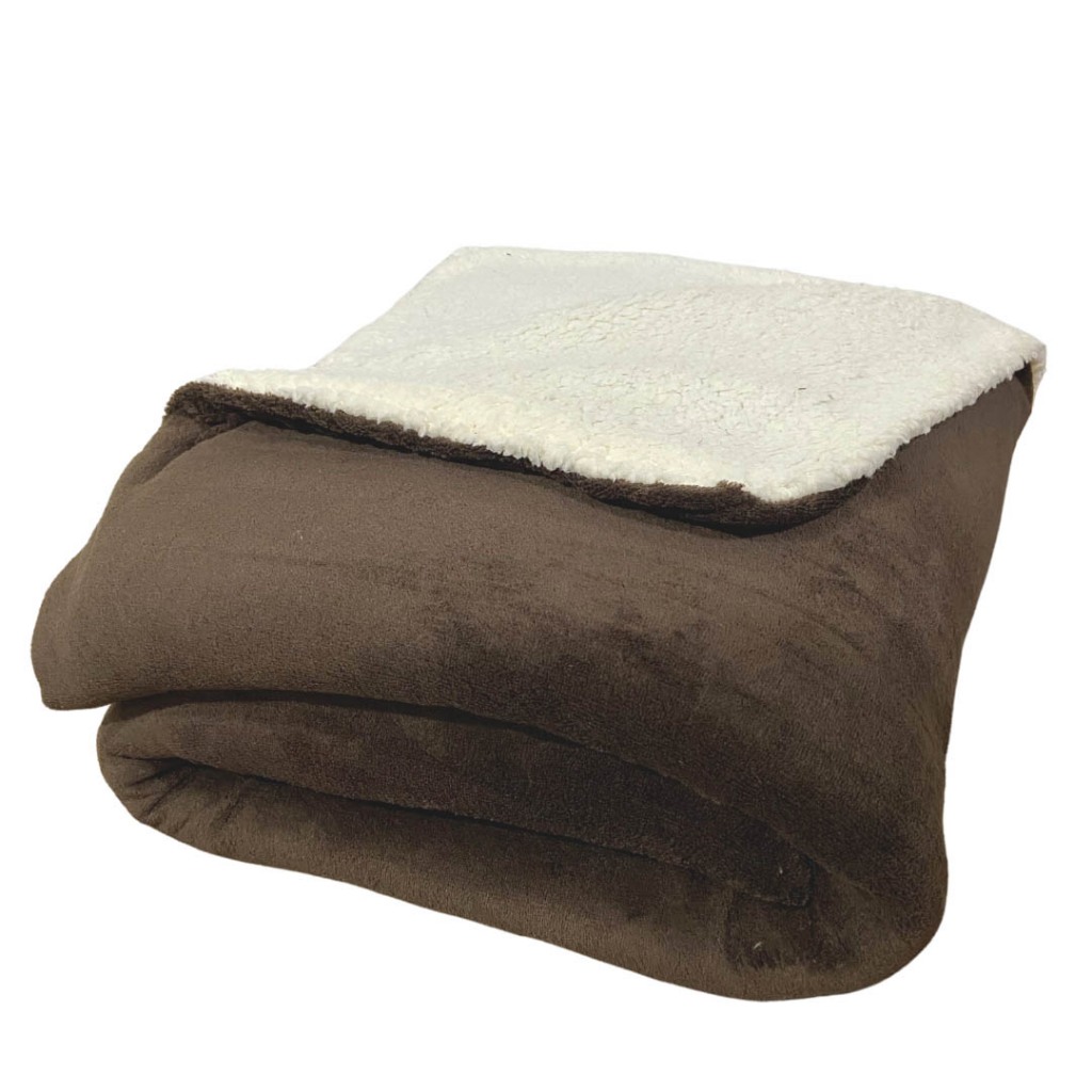Coberdrom Sherpa Cobertor Quarto Casa Dupla Face Soft Pele De Carneiro Inverno Quentinho M...