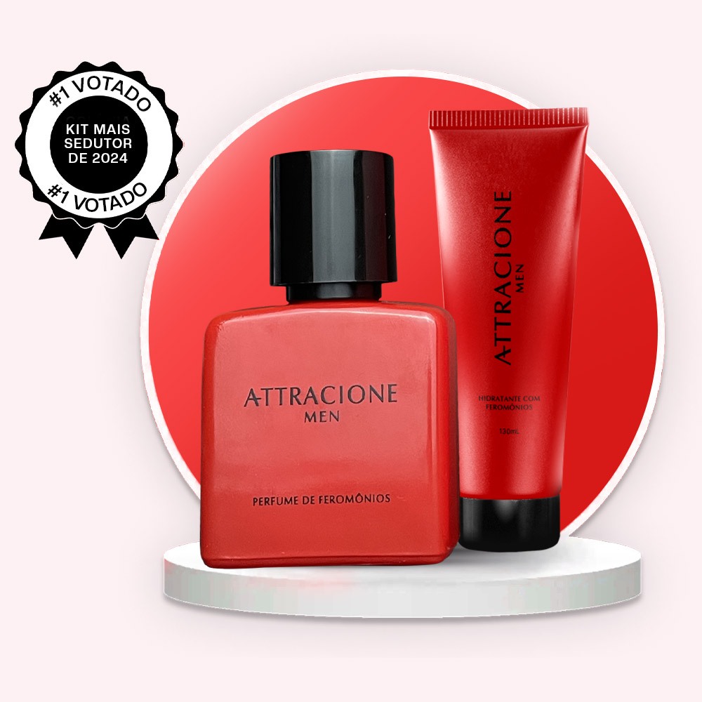 Kit Perfume + Hidratante Attracione Men