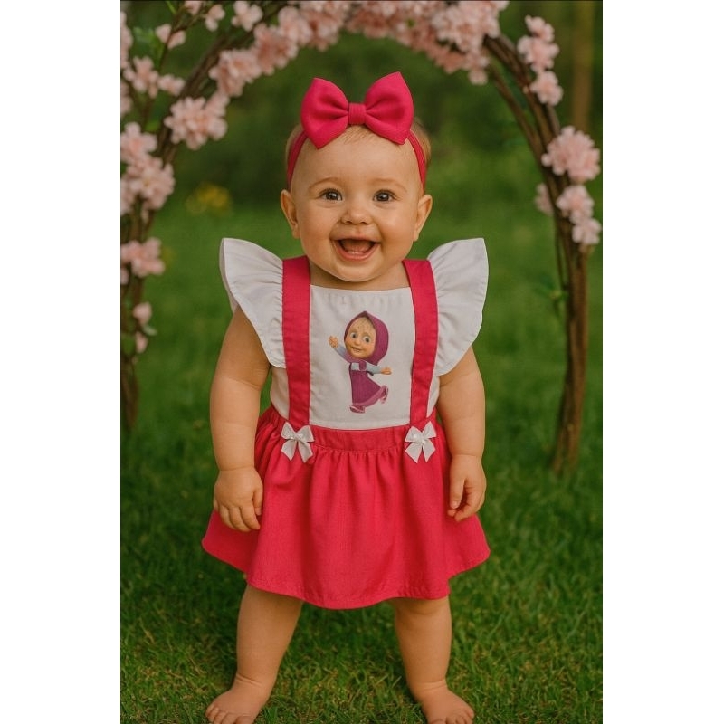 Body Mesversario Masha e o Urso: Onde Comprar | BuscaProdutos