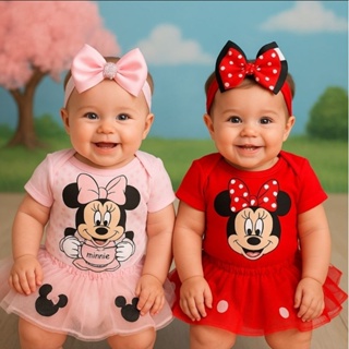 Body Temático Minnie Vermelha, Minnie Rosa Mesversario Bory Bori Bory Bodi Fantasia Minnie Mini Miney Minie Minei em Oferta na Shopee