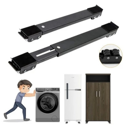 Imagem Base Com Rodinha Ajustável Para Máquina Geladeira Lava-Louças Fogão - OFICIAL SHUSHU SHOP