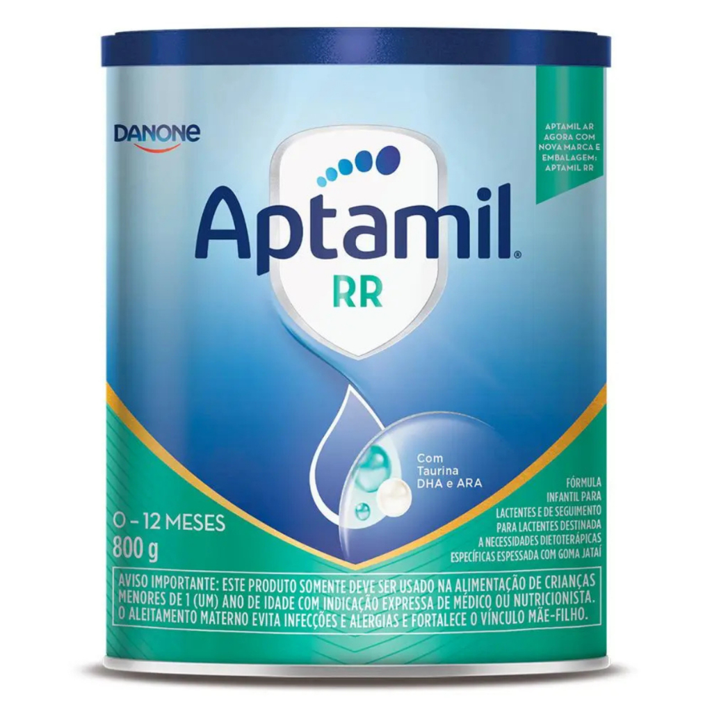 Aptamil RR 800g Leite Inf. Espessado P/ Regurgitação P/ Bebês de 0 a 12 M C/ Goma Jataí