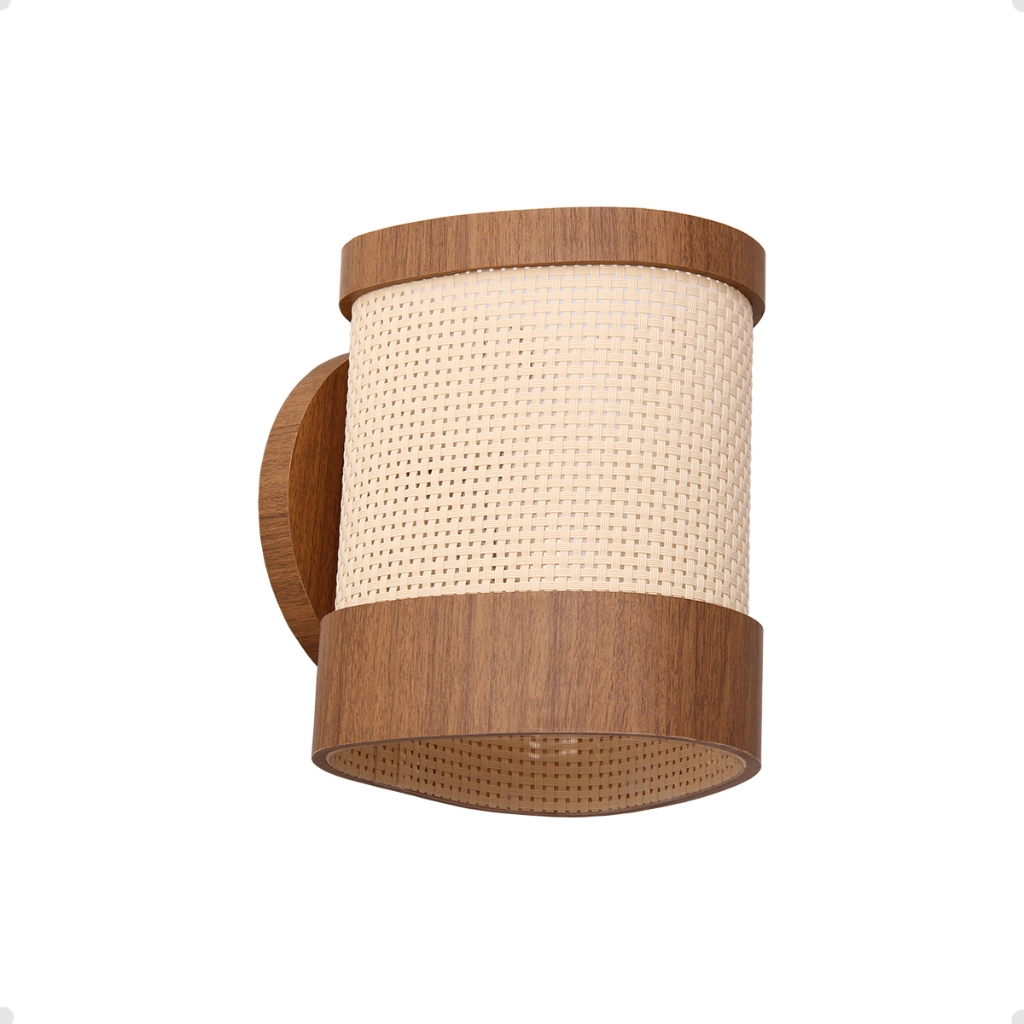 Luminária de Parede Arandela Minimalista Imperador Dos Lustres G9 LED Freijo