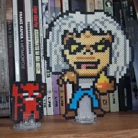 Totem em Pixel Art Iron Maiden Eddie - The Number of the Beast