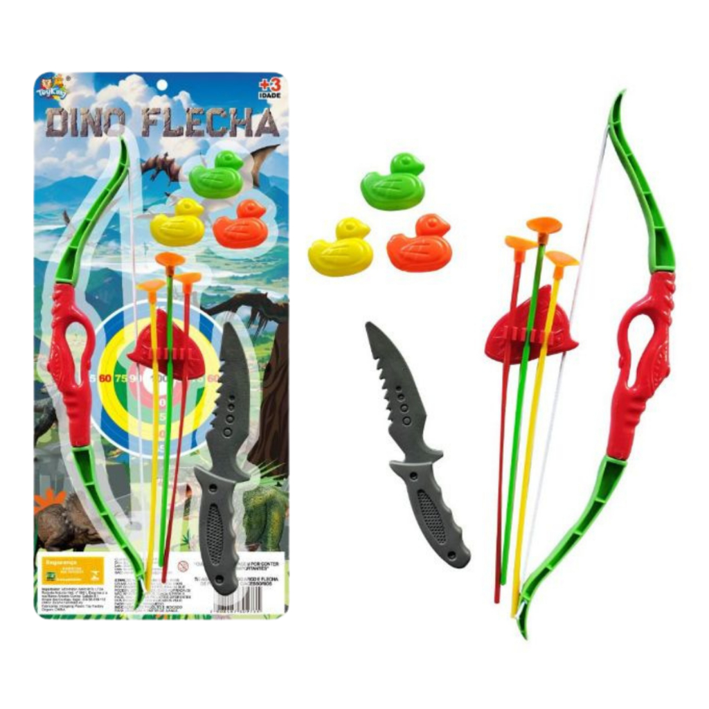 Kit Brinquedo Arco Flecha Alvo Criança Infantil Menino Menina Pais E Filhos
