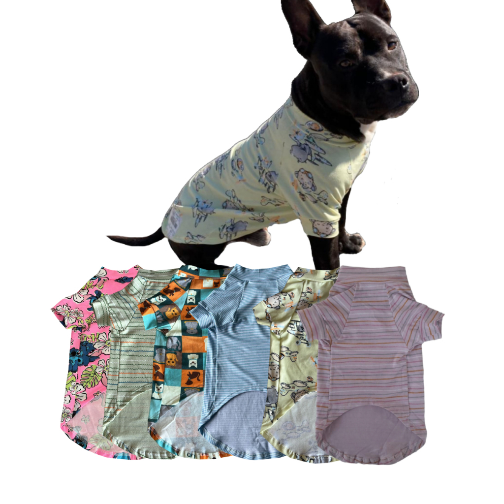 Blusa Pet Pijama em cotton Roupa Pet Inverno Divertidas