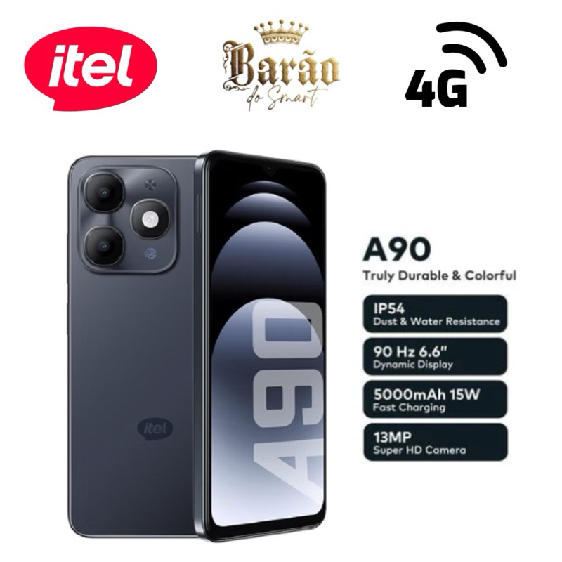 Itel A90 256gb | 12 Ram | | Produto | 6 Meses — R$ 839,00 em Shopee