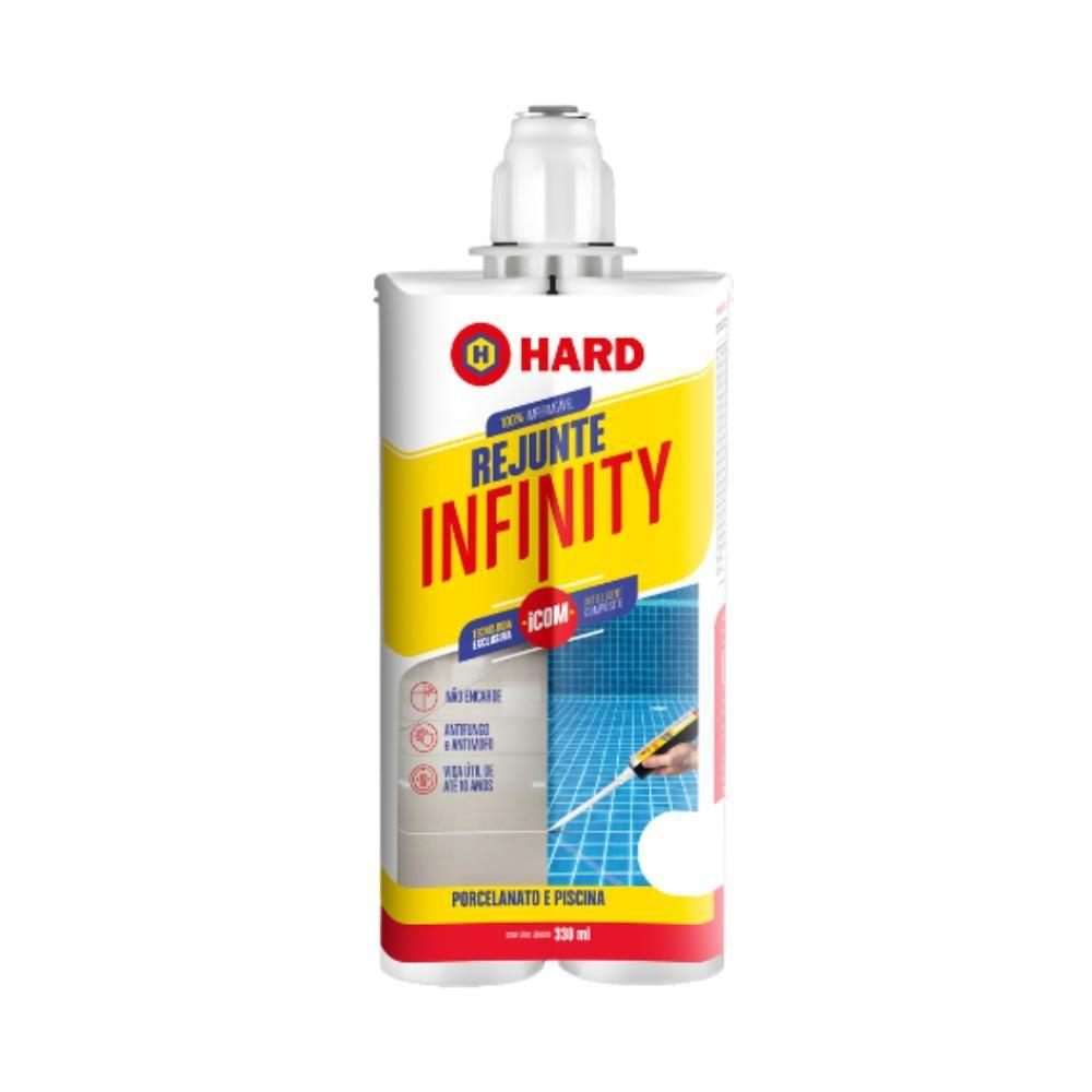 Hard Rejunte Infinity Porcelanato e Piscina Branco Perola 330ml