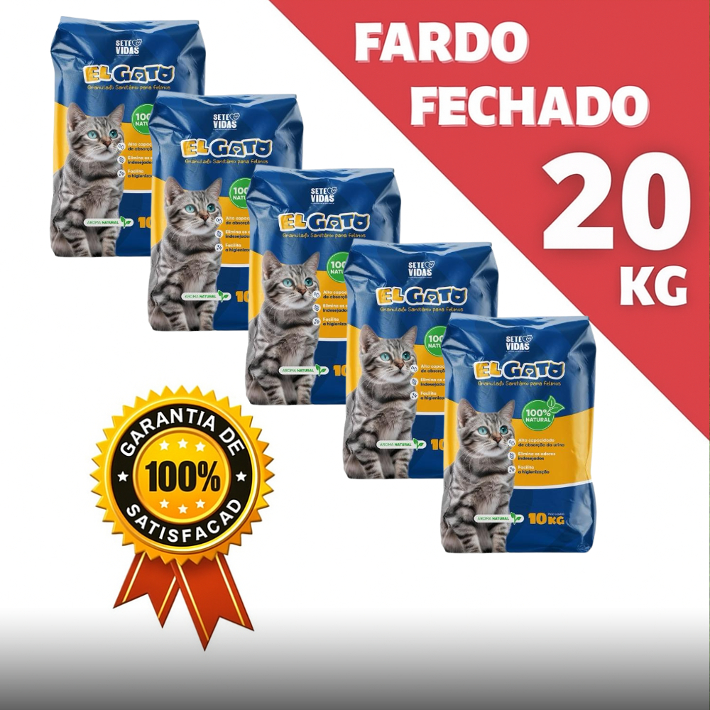 Areia Catbio Biodegradável 4 Kg - Max Clean - Grãos Finos - EL Gato Gaton
