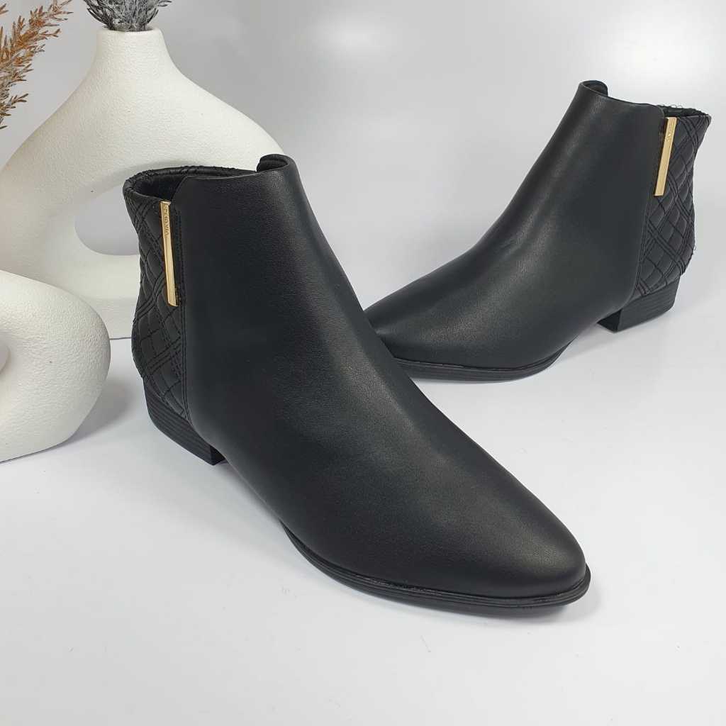 Bota Feminina Cano Baixo Via Uno 217050 Moderna Elegante e Confortável em Oferta na Shopee