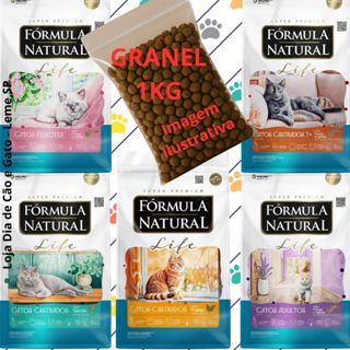 GRANEL 1KG - Fórmula Natural Life para Gatos - Sem Transgênicos. em Oferta na Shopee