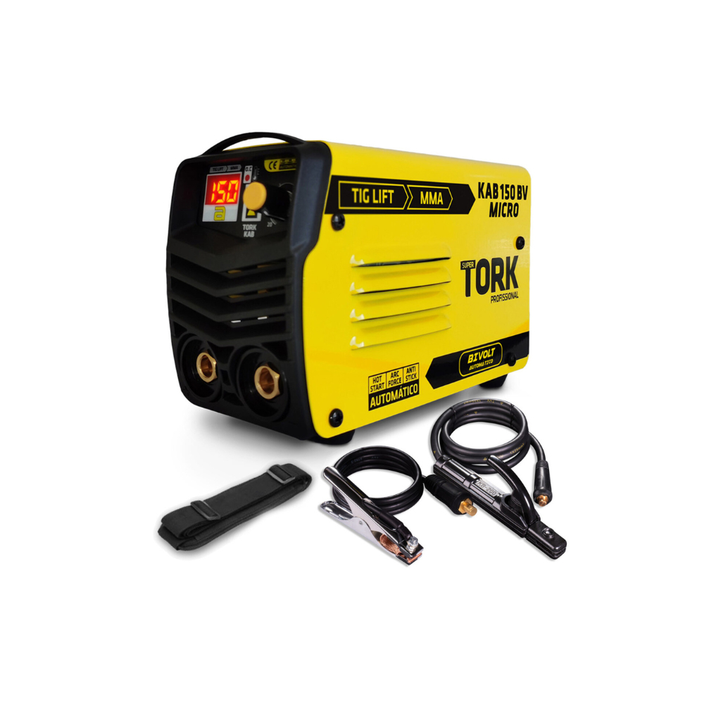 Inversora de Solda 150A Bivolt 2 em 1 Eletrodo TIG-Lift Profissional Leve - IE-6150-BV - Super Tork