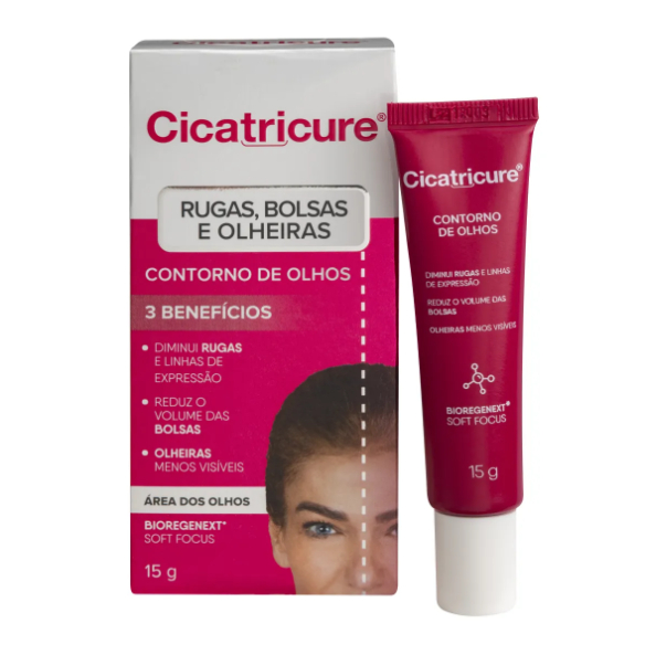 Creme para Olhos Cicatricure 15g - Reduz Bolsas e Olheiras em Oferta na Shopee