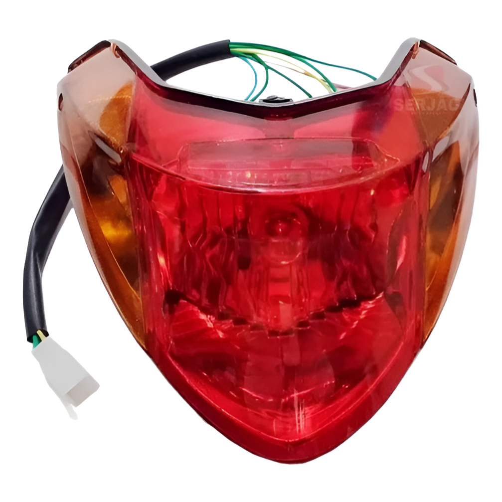 Lanterna Traseira Completa com Fiação Cg Titan 150 Mix 2009 2010 2011 Vermelha em Oferta na Shopee