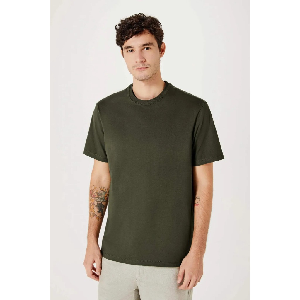 CAMISETA BÁSICA MASCULINA SUPER COTTON - HERING