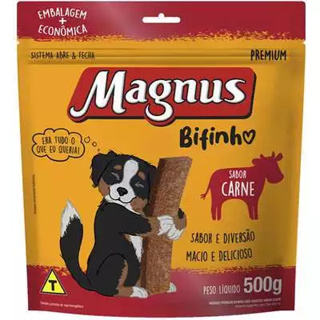 Bifinho Magnus Carne Macio Natural Carne 500 gr em Oferta na Shopee