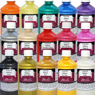 Tinta PVA Metálica 500ml Altezza alto brilho com maior rendimento
