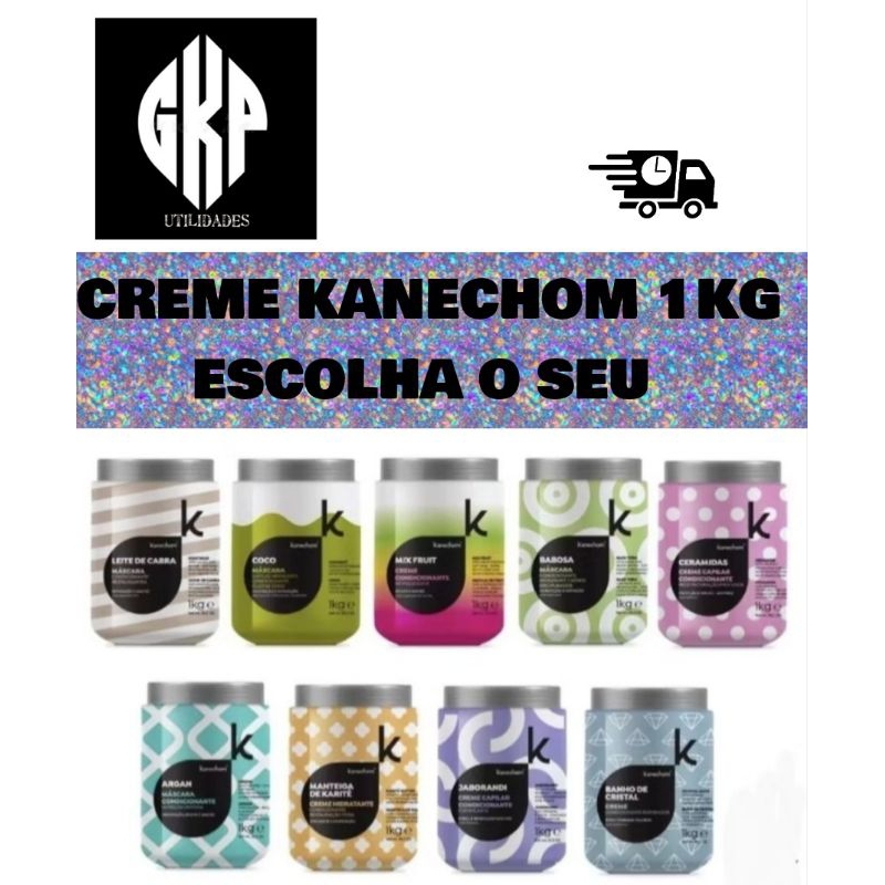 KIT 02 UNIDADES CREME TRATAMENTO KANECHOM 1KG em Oferta na Shopee