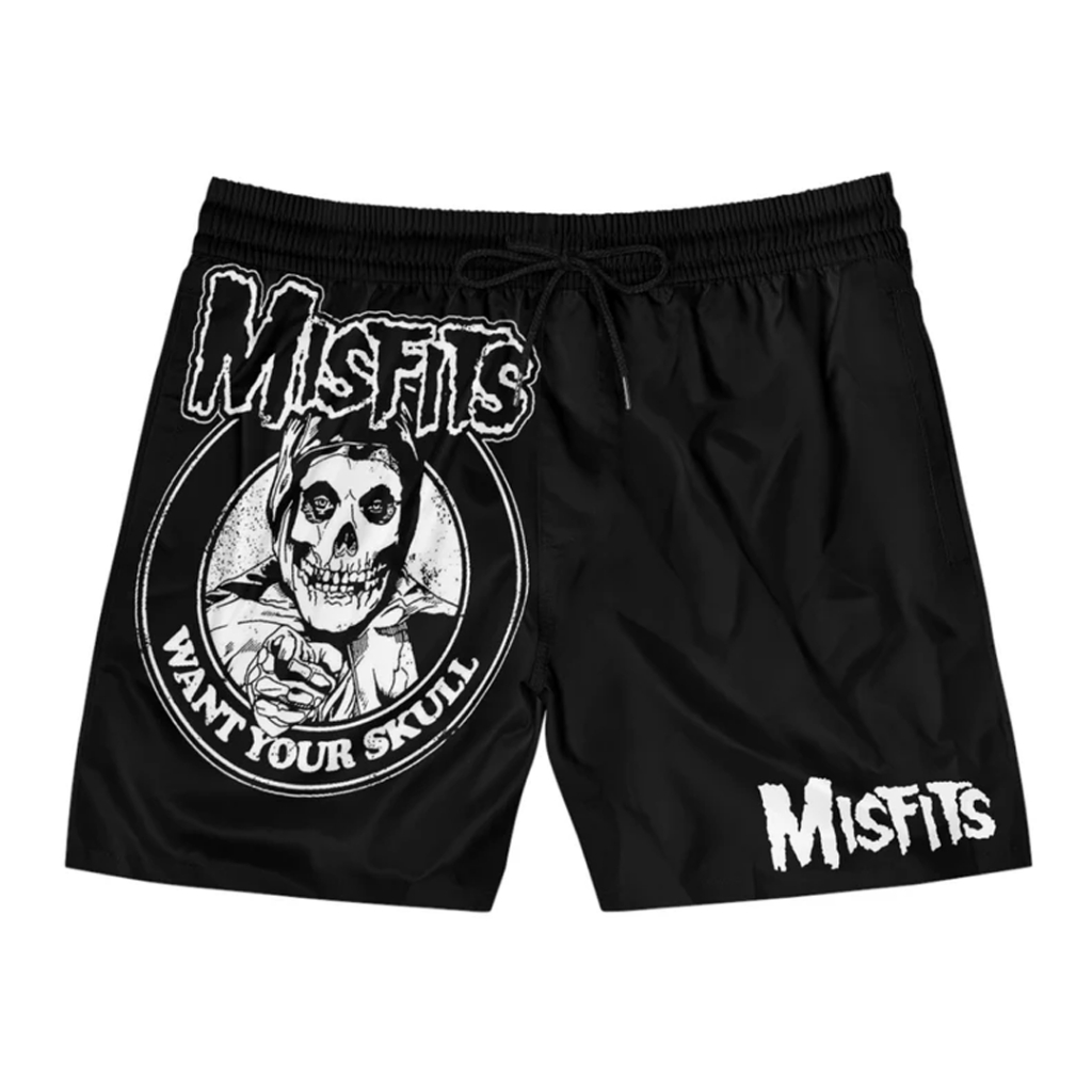 Bermuda Tactel Short Mauricinho Misfits Banda