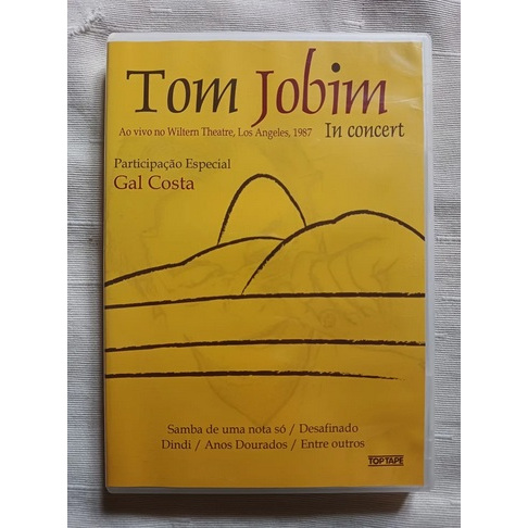 DVD Tom Jobim - In Concert - Los Angeles 1987 c/ Gal Costa
