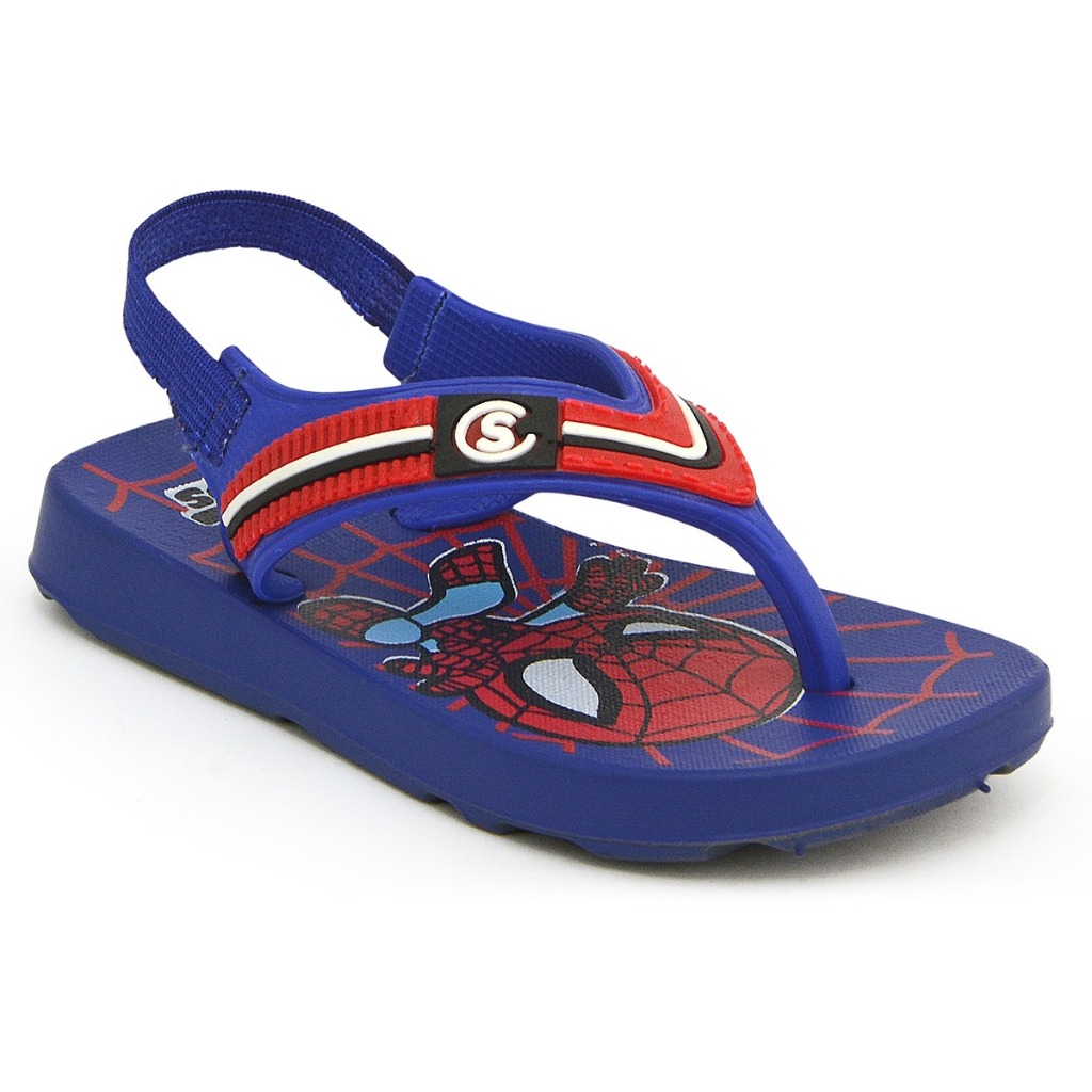 Chinelo Infantil Bebê Menino Masculino Confortavel Macio Homem Aranha Dia a Dia