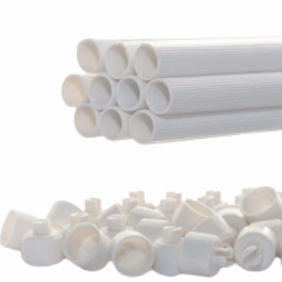 Kit 10 Poleiros Plásticos 1m + 80 Ponteiras para Gaiola de Calopsita, Periquito e Agapornis em Oferta na Shopee