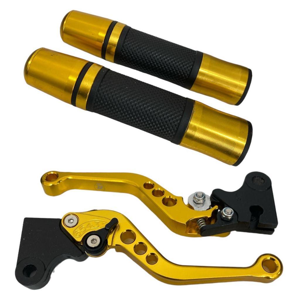 Kit Manopla Jupiter Luva Manete Esportivo Pop 100/110/110i Freio A Lona Tambor