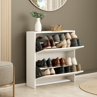 Sapateira com 2 Portas Multiuso Organizadora Para Quarto e Closet Casa