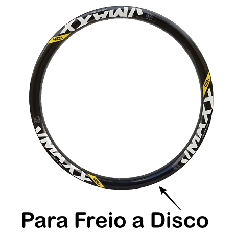 Aro Vzan 26 Aero Vmaxx 36 Furos Sem Ilhos Para Freio A Disco