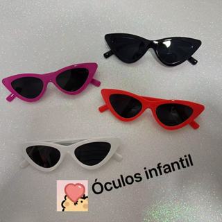 Kit 2 Pecas Oculos de sol infantil de menina moda de gatinho em Oferta na Shopee