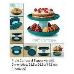 Tupperware Suporte Versátil - Fruteira - Petisqueira - Porta bolo - Tortas - Baleiro