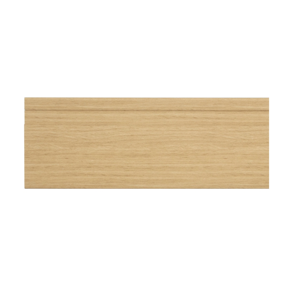 Moldura Rodapé Frisado Várias Cores Poliestireno Resistente Umidade 10cm x 90cm Kit com 10