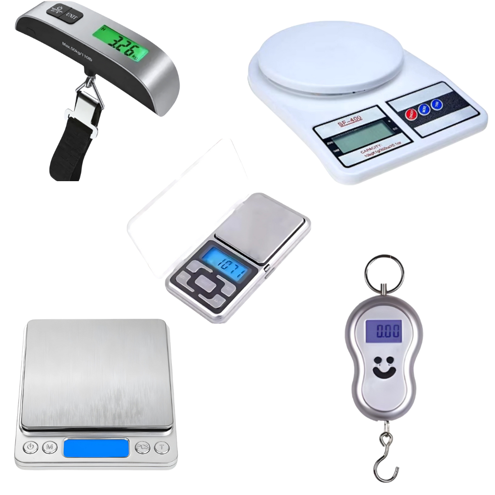 Balança Digital Profissional – Cozinha 10kg / Precisão 0,01g / Bagagem 50kg – Escolha o Modelo. em Oferta na Shopee