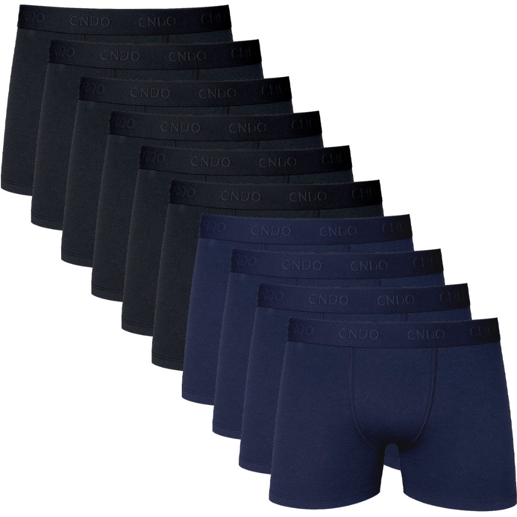 Kit 10 Cuecas Boxer Em Algodão Masculino Box Atacado - Men Clothes