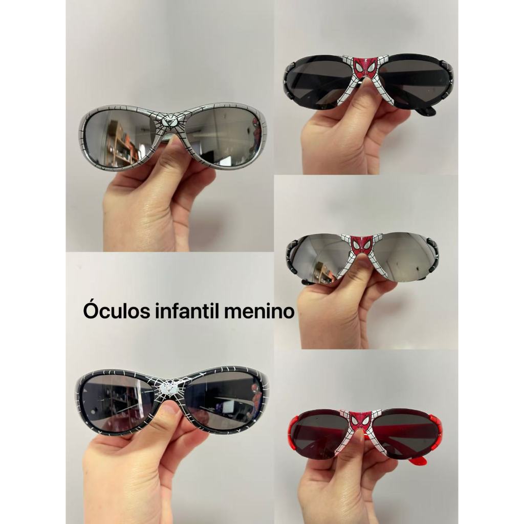 Oculos de sol infantil menino aranha festa ou tira foto
