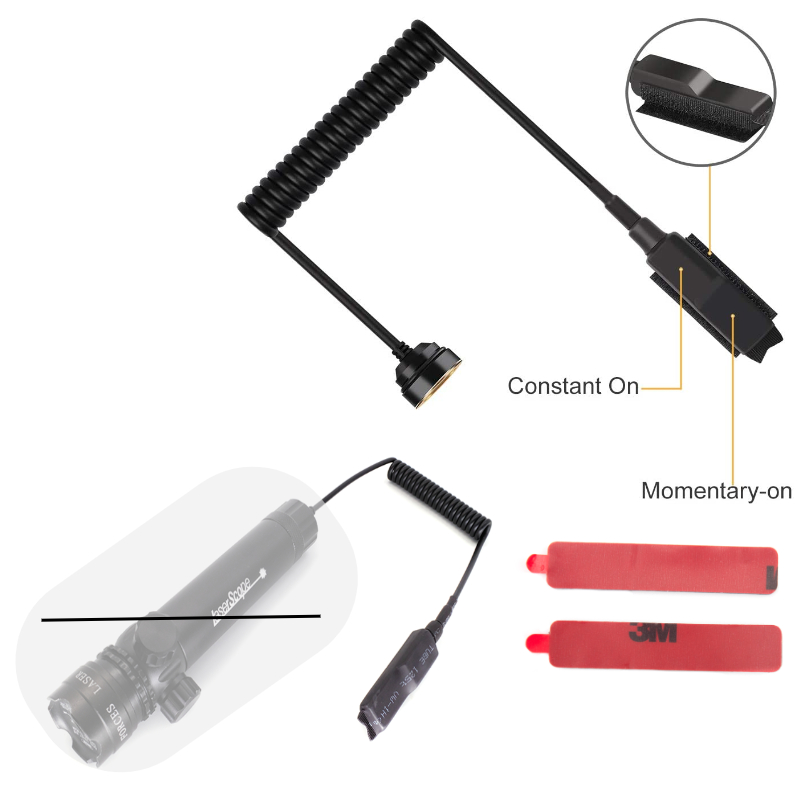 Acionador On Off com dois modos de ligar para Laser