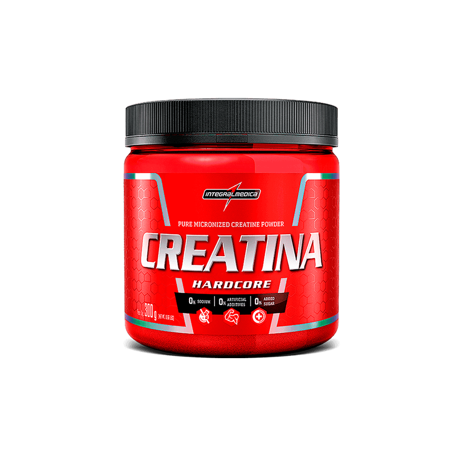 Creatina 100% Pura  Hardcore IntegralMédica em Oferta na Shopee