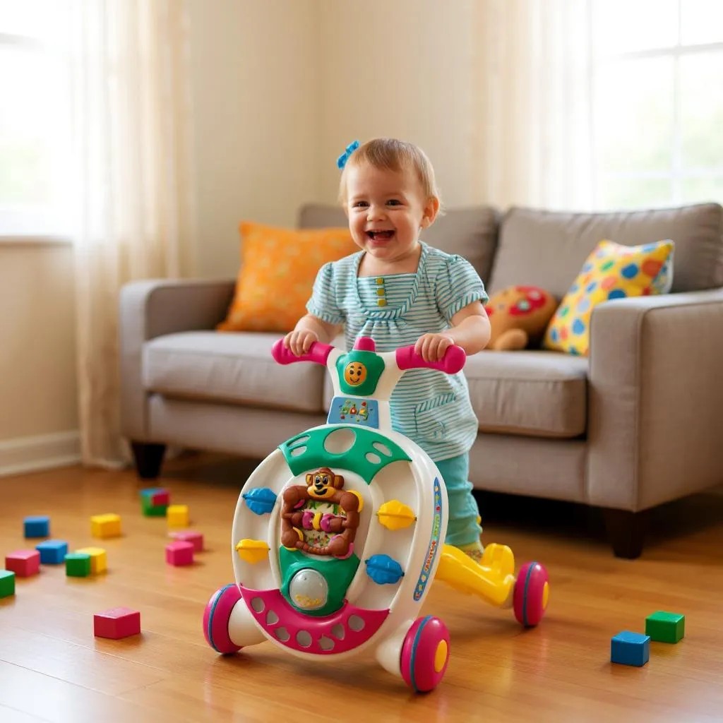 Andador Sonoro Baby Walker Maral: Atividades Didáticas e Segurança para o Bebê