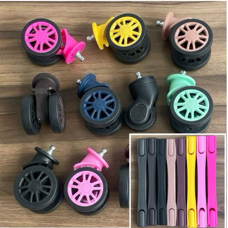 Rodinha e Alça Para Mala De Viagem/Bordo Rodinha 360" Pronto Entregar