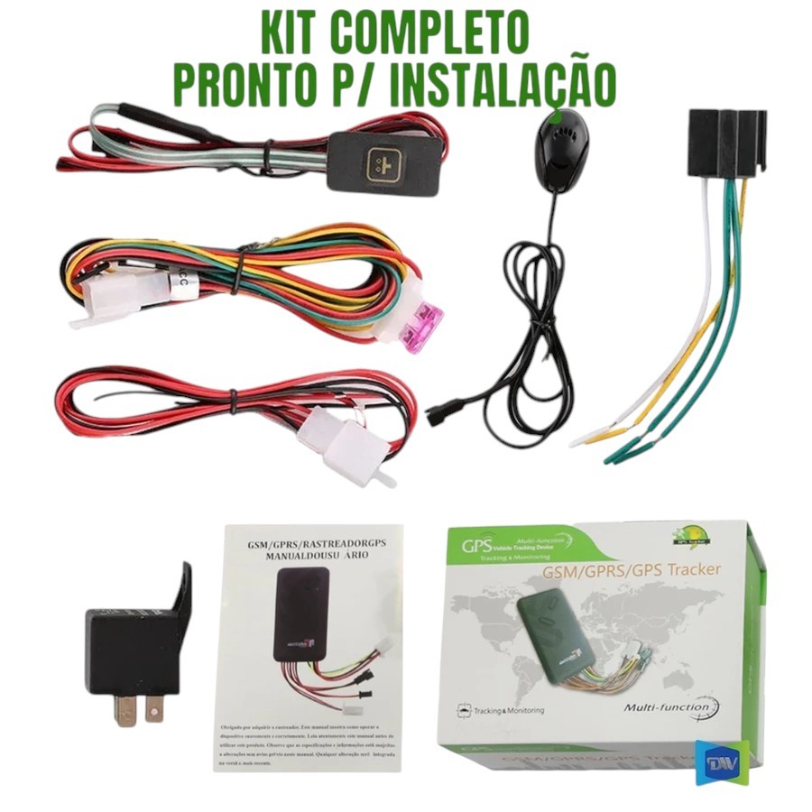 Rastreador Veicular Gps GT06 Bloqueador Motor Anti Furto Localizador