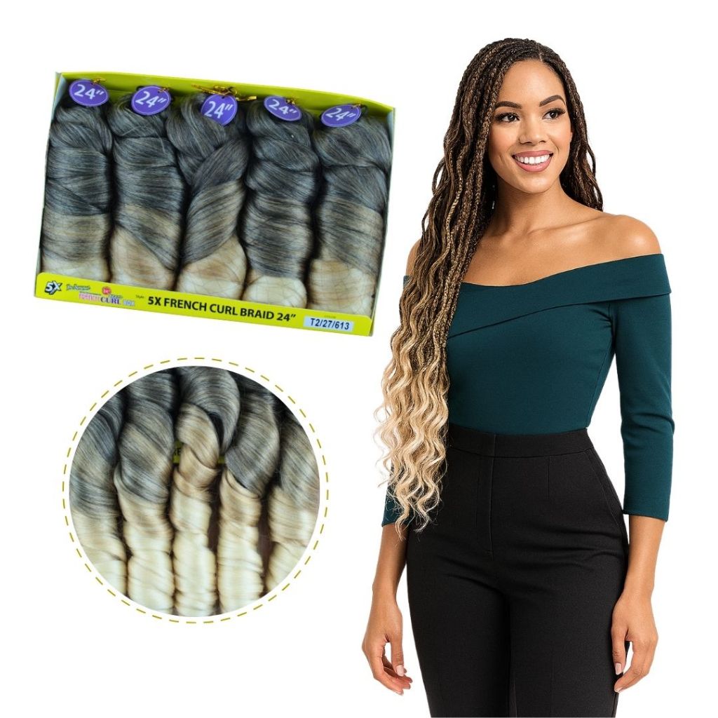 Cabelo Boho French Curl Cherey 400g Aplique de Cabelo Fibra Premim em Oferta na Shopee
