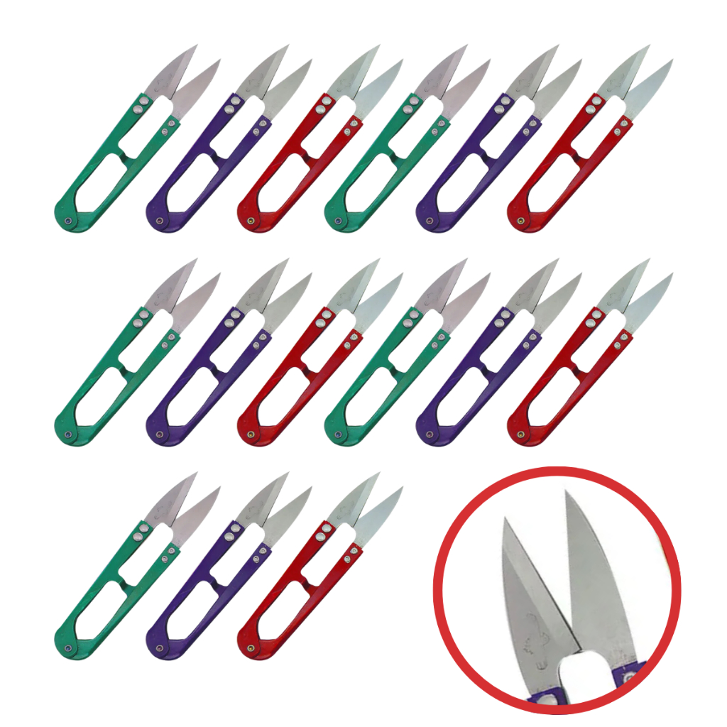 Kit 10 Tesouras de acabamentos arremate, Tic Tac, Costura, Tecidos patchwork